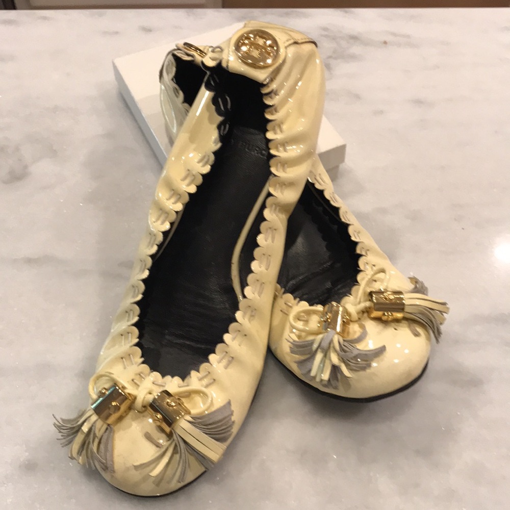 Tory Burch patent leather ballet flats size 7